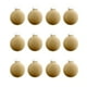 thumbnail image 1 of Decoración navideña 12 piezas Bolas navideñas de terciopelo Adornos navideños flocados Bolas de plástico Adornos colgantes decorativos navideños Decoración para árbol de Navidad Bola decorativa de 2,4, 1 of 1