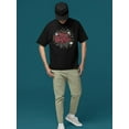 thumbnail image 2 of Snowflake Fun Seasonal Christmas Graphic Men's T-shirt, 2 of 3
