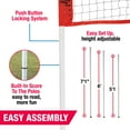 thumbnail image 6 of Competitor Volleyball and Badminton Combo Set by MD Sports, 6 of 9