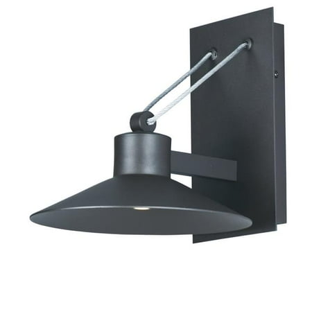 10.25 in. Civic LED 1 Light Medium Outdoor Wall Lantern - Architectural Bronze