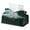 Green, variant on Modern Home Decor Tissue Box Cover Simple PU Leather Design Conceals Standard Tissues Universal Fit for Various Bags Desktop Nightstand Organizer for Living Room Office Bathroom Bedroom Essentials