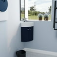 thumbnail image 6 of Bathroom Storage Cabinet Corner Bathroom Vanity Sink Combo for Small Space Wall Mounted Cabinet Set, Ceramic Sink(BVC05316NB),Bathroom Wall Storage, 6 of 26