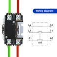 thumbnail image 4 of Contactor de motor Carrier HVAC, 24 V CA, 40 A, bobina, 2 polos, relés de repuesto compatibles con PC240A, aire acondicionado, bomba de calor, 4 of 5