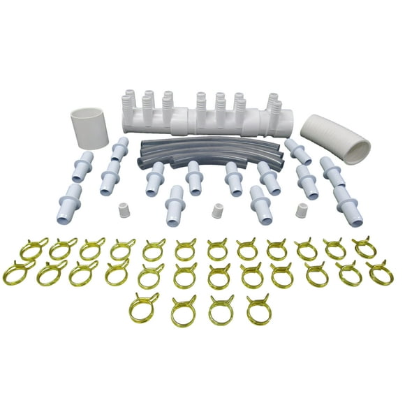 Manifold Hot Tub Spa Part 14 3/4" Outlets with Coupler Kit Video How to