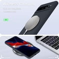 thumbnail image 3 of KOMI for Google Pixel 8 Pro Case, Silicone Phone Case with 2 Screen Protector, Soft Anti-Scratch Microfiber Lining, Full Body Shockproof Slim Cover Support Wireless Charging, Grey, 3 of 5