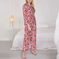 thumbnail image 2 of Bingfone Womens Pajama Sets French Bulldog Face Print,Long Sleeve Loungewear Pajamas Set-XX-Large, 2 of 8