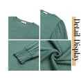 thumbnail image 5 of Fantaslook Blouses for Women Dressy Puff Sleeve Tunic Tops Casual Fall Shirts, 5 of 8