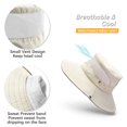 thumbnail image 6 of Htwon Men Women Sun Hat Waterproof Wide Brim Bucket Hat UV Protection Boonie Caps,for Outdoor Fishing Hunting, 6 of 12
