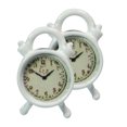 thumbnail image 2 of Shisuyan Mini Horloge Simulation Blanche Lot de 2 0.6x0.4x0.4In, 2 of 8