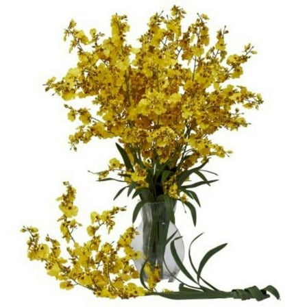 Nearly Natural Dancing Lady, Yellow, 12pc