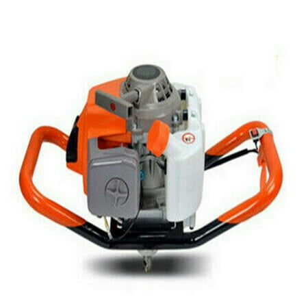 Flkoendmall 71CC Gas Powered Post Hole Digger Earth Auger Borer Fence Ground (No Drill Bit)