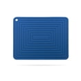 thumbnail image 1 of Mapa de mesa resistente al calor onda de silicona olla olla soporte de placemática reutilizable colgante cojín tazón copa comedor mesa de escritorio blue azul kenally HA051303-05, 1 of 7