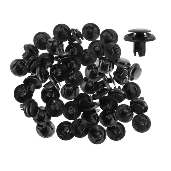 Unique Bargains Fender Liner Clips Replacement for Honda Accord No.91504-SF4-003/91512-SM4-003/91512-SX0-003 Black 50Pcs