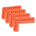 thumbnail image 4 of 4 cuadrados de plástico tipo L multiusos, resistentes y prácticos, fáciles de usar, posicionadores de ángulo recto de plástico para cajones de 6 pulgadas y 150 mm., 4 of 14