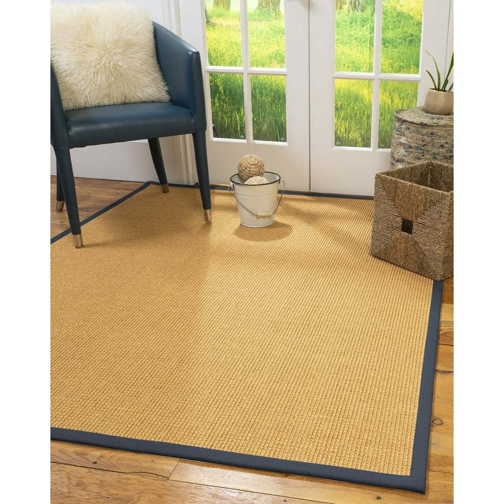 Natural Area Rugs Davlin Custom Sisal Rug, 12' x 15', Extra Wide Marine