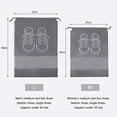 thumbnail image 6 of 10/5pcs Shoes Storage Bags Closet Organizer Non-woven Travel Portable Bag Waterproof Pocket Clothing Classified Hanging Bag 2025, 6 of 10