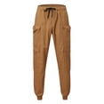 thumbnail image 4 of Vedolay Men Pants Slim Fit Men's Cargo Pants for Men Straight Fit Trousers,Khaki XXL, 4 of 4