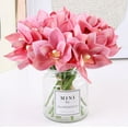 thumbnail image 4 of 12PCS Orchid Stems Artificial Flowers Real Touch Latex Faux Flowers Bunches for Wedding Bouquet Centerpieces Decoration, 4 of 7