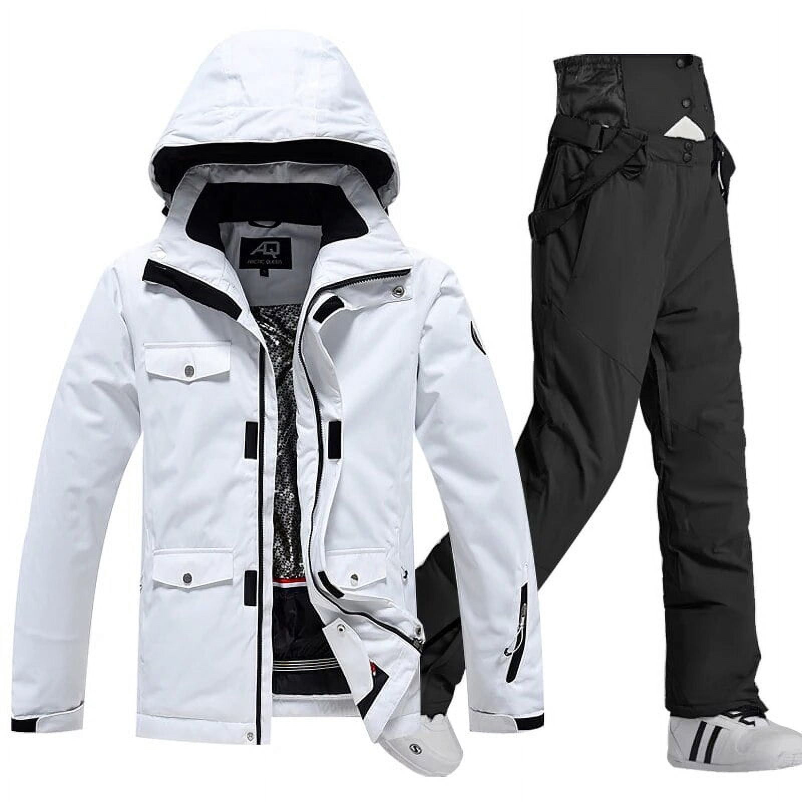 Combinaison De Ski Femme - Veste + Pantalon - Imperméable Et Coupe-vent - Noir - Neuf Avec Défauts Mineurs