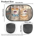 thumbnail image 7 of Yuyamidu Cat Windows Shades for Car Baby Car Window Sun Shades 20 x 12 Inch Auto Rear Sunshade for Side Window for Most Vehicles Replacement Cling Car Sun Shade for Windows, 7 of 7