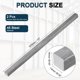 thumbnail image 2 of Uxcell 2 Pcs Square Steel Rod Bar, 9/16"x9/16"x13" 45 Square Steel Bar Stock, Cold Drawn Key Stock Precision, para Soporte Estructural de Maquinaria Industrial y Manualidades de Bricolaje, 2 of 6