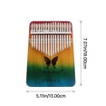 thumbnail image 2 of OULII 1 Ensemble Kalimba Instrument de Musique Multi Bois pour Enfants Amateurs de Musique, 2 of 5