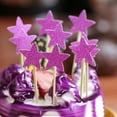thumbnail image 7 of UDIYO 10Pcs Five-pointed Star Shaped Glitter Cake Topper Party Dessert Cupcake Decor, 7 of 7