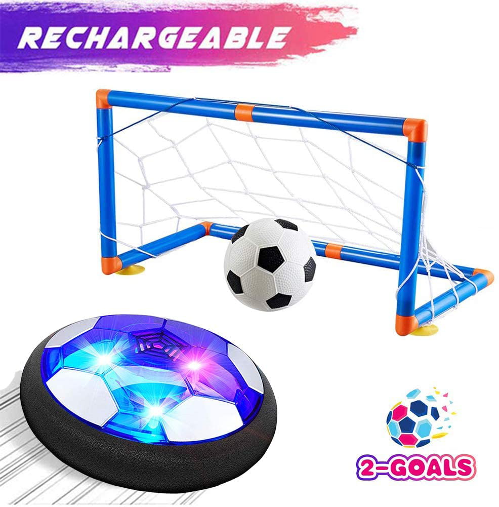 Rechargeable Indoor Soccer Toys with 2 Goals, SUGIFT Hover Soccer Ball for Kids 