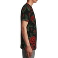 thumbnail image 6 of Wukai Roses Youth Unisex Short Sleeve T-Shirt for Boys, Girls, Teens, and Kids-X-Small, 6 of 7