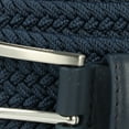 thumbnail image 4 of Greg Norman Solid Braided Stretch Navy Men 32w Belt, 4 of 4