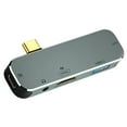 thumbnail image 2 of Type-c USB Hub Multi-slot PD100W Cable Connector Devices Adapter Accessories HDMI-Compatible Connection Extender Splitter Tool Type 5, 2 of 6