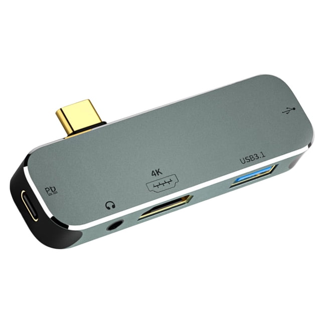 Matsuzay Tipo-c USB Hub Cable Conector Dispositivos Conexión Extensor Divisor Herramienta Estaciones de acoplamiento para portátiles Tipo 5