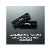 Kingston SFYRDK/2000G Fury Renegade 2TB PCIe Gen 4 NVMe M.2 Internal Gaming SSD with Heat Sink|PS5 Ready|Up to 7300MB/s