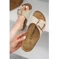 thumbnail image 6 of Project Cloud 100% Genuine Leather w/ Memory Foam Big Buckle Sandals for Women (Ibiza), 6 of 8