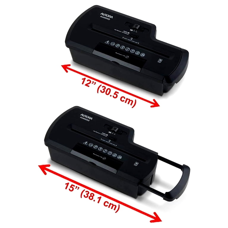 Aurora 8-Sheet Strip-cut Paper Shredder, CD Destroyer, without