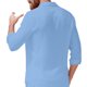 thumbnail image 4 of Camisas de Manga Larga con Botón de Solapa para Hombre de Ajuste Suelto Top de Moda de Bolsillo de Cardigan para el Verano, 4 of 9