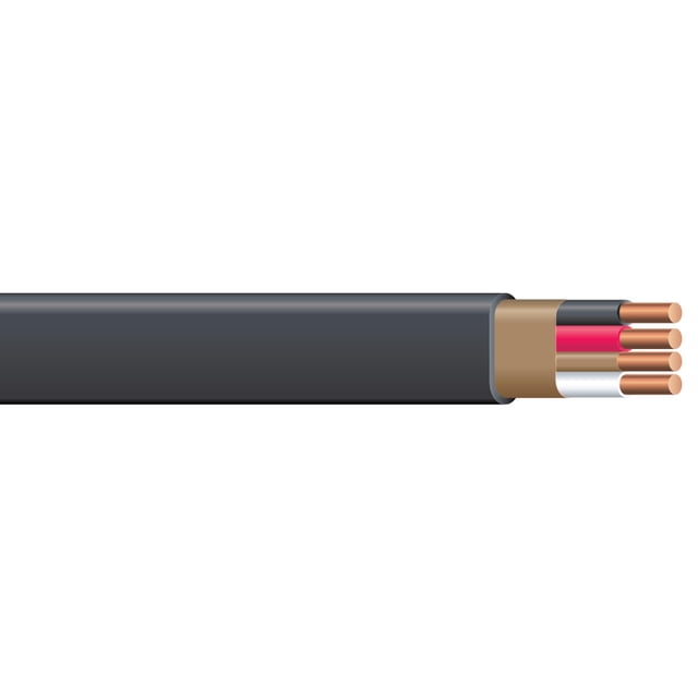 Wire Woods 63950032 SimPull NM-B de 50 pies 6/3, CU trenzado negro