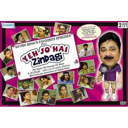 Satish Shah Favourite Episodes from Yeh Jo Hai Zindagi (2 DVD (Zindagi Gulzar Hai Best Scenes)