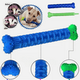 thumbnail image 5 of Durable rubber bone dog chew toy for aggressive chewers - teeth clean chew bone for puppy teething toys for small to medium sized dogs., 5 of 11