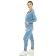 thumbnail image 2 of White Mark Women's 2 Piece Velour Tracksuit Set, 2 of 5