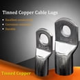 thumbnail image 3 of 60 Pcs Cable Lug Set For 6-25Mm² Wire Tinned Copper Wire Lugs Battery Cable Ends Crimp Wire Connectors Ring Terminals, 3 of 6