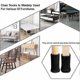 thumbnail image 4 of 24pcs of Chair Sock for Chair Legs, Furniture Legs, Non-Slip Pads for Fits 1"-2" Diameter Chair Legs, Black, 4 of 4