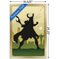 thumbnail image 3 of Marvel Comics - Loki - Minimalist Wall Poster, 14.725" x 22.375", Framed, 3 of 3