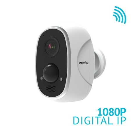 LaView ONE Link Wireless Security Outdoor Camera, Single Security Camera with Two Way Audio, PIR Thermal Detection,