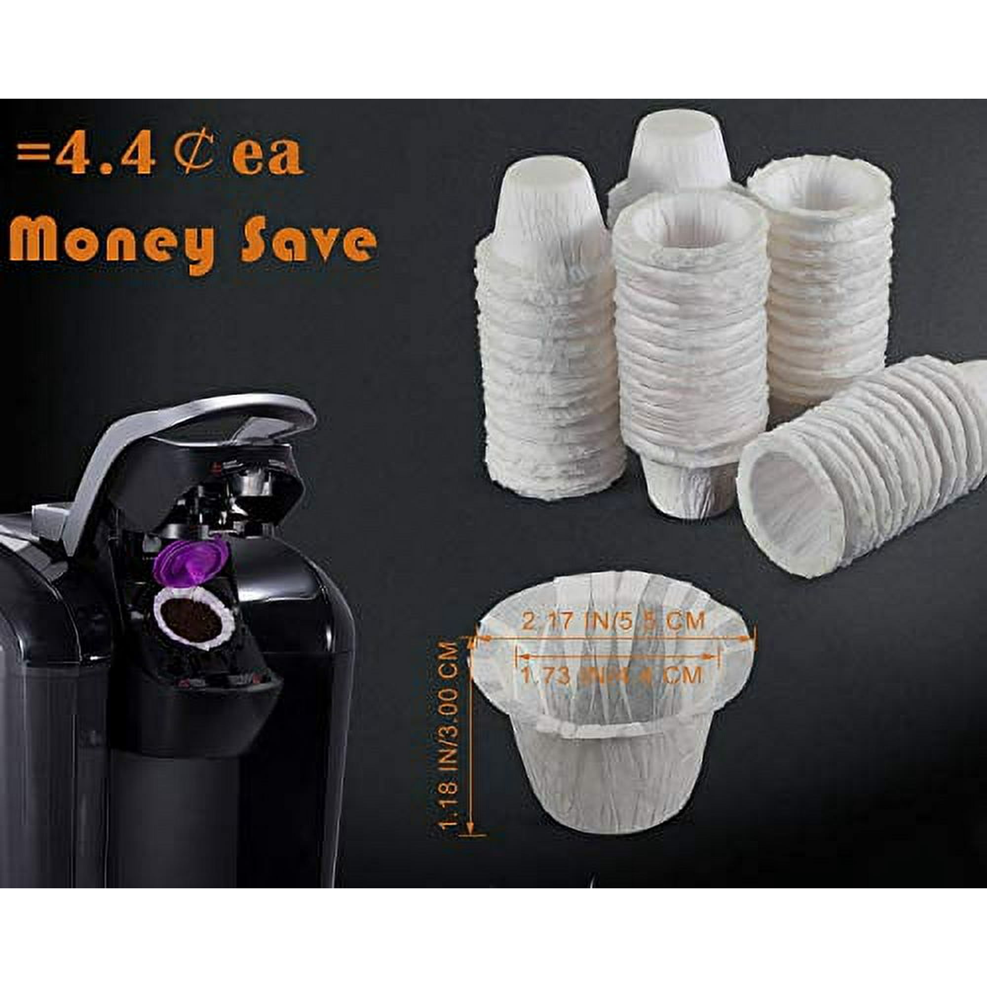 Pro Mael Disposable K Cup Coffee Filters 360 Count Coffee Filter Paper for Keurig Brewers Single Serve 1.0 and 2.0 Use with Resusable K Cup Pods White Walmart