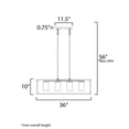 thumbnail image 4 of Maxim Lighting - Lateral - 4 Light Linear Pendant-10 Inches Tall and 9.25 Inches, 4 of 5