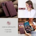 thumbnail image 6 of Galaxy A14 5G Wallet Case, TECH CIRCLE PU Leather Flip Folio Case with Card Holders RFID Blocking Kickstand Shockproof TPU Inner Shell Phone Cover for Samsung Galaxy A14 5G 6.6 inch 2023, Winered, 6 of 10