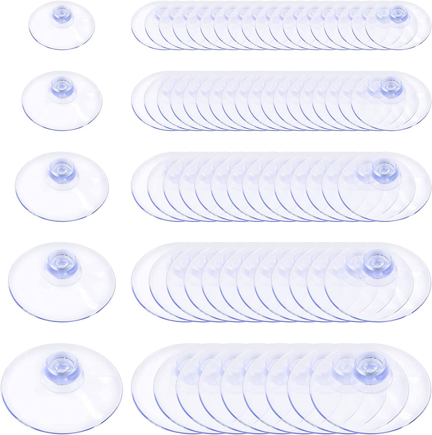 80Pcs 20mm 25mm 30mm 35mm 40mm Bathroom Shower Caddy Connectors Suction