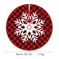 thumbnail image 4 of AuroraX Stylish Classic Christmas Tree Skirt Small Merry Xmas Tree Mat 35" for Xmas Indoor Outdoor Decorations, 4 of 4