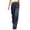 Navy#1, variant on Drovellove Women's Satin Wide Leg Pants with Pockets - High Waisted Drawstring Flowy Silk Trousers for Office, Date Night, or Vacation